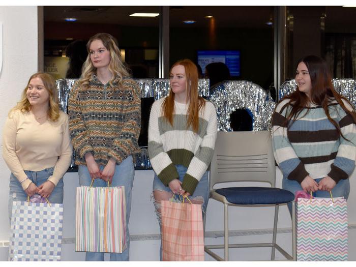 The four students who will represent Penn State DuBois at THON 2025 as dancers. They will take part in the annual 46-hour dance marathon that will take place on Feb. 21-23 at the Bryce Jordan Center.