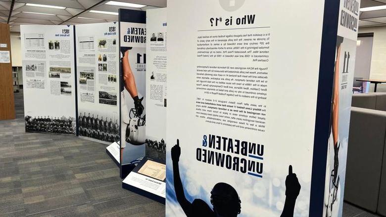 Penn State DuBois Library hosting Penn State All-Sports Museum exhibit; Unbeaten & Uncrowned: 11 Teams 100 Years